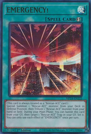 EMERGENCY! [MP24-EN222] Ultra Rare - Yu-Gi-Oh! - Card Brawlers | Quebec | Canada |