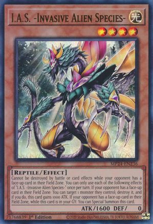I.A.S. -Invasive Alien Species- [MP24-EN236] Ultra Rare - Yu-Gi-Oh! - Card Brawlers | Quebec | Canada |