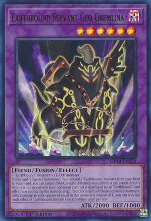 Earthbound Servant Geo Gremlina [MP24-EN238] Ultra Rare - Yu-Gi-Oh! - Card Brawlers | Quebec | Canada |
