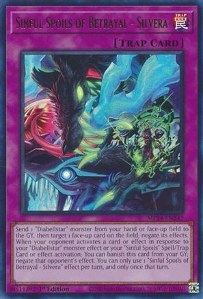 Sinful Spoils of Betrayal - Silvera [MP24-EN242] Ultra Rare - Yu-Gi-Oh! - Card Brawlers | Quebec | Canada |