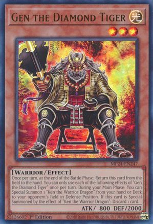 Gen the Diamond Tiger [MP24-EN247] Ultra Rare - Yu-Gi-Oh! - Card Brawlers | Quebec | Canada |