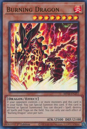 Burning Dragon [MP24-EN251] Ultra Rare - Yu-Gi-Oh! - Card Brawlers | Quebec | Canada |