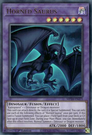 Horned Saurus [MP24-EN271] Ultra Rare - Yu-Gi-Oh! - Card Brawlers | Quebec | Canada |