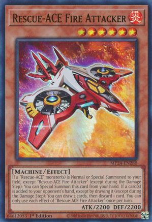 Rescue-ACE Fire Attacker [MP24-EN280] Ultra Rare - Yu-Gi-Oh! - Card Brawlers | Quebec | Canada |
