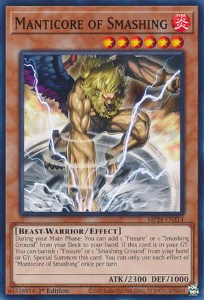 Manticore of Smashing [MP24-EN314] Common - Yu-Gi-Oh! - Card Brawlers | Quebec | Canada |