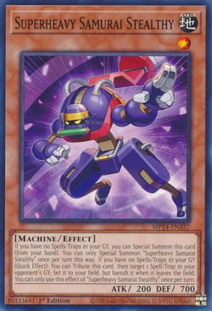 Superheavy Samurai Stealthy [MP24-EN337] Common - Yu-Gi-Oh! - Card Brawlers | Quebec | Canada |