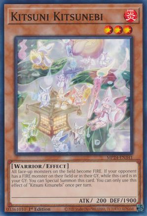 Kitsuni Kitsunebi [MP24-EN341] Common - Yu-Gi-Oh! - Card Brawlers | Quebec | Canada |