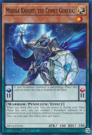 Moissa Knight, the Comet General [MP24-EN356] Common - Yu-Gi-Oh! - Card Brawlers | Quebec | Canada |