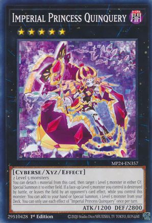 Imperial Princess Quinquery [MP24-EN357] Common - Yu-Gi-Oh! - Card Brawlers | Quebec | Canada |