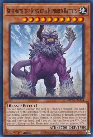 Behemoth the King of a Hundred Battles [MP24-EN364] Common - Yu-Gi-Oh! - Card Brawlers | Quebec | Canada |