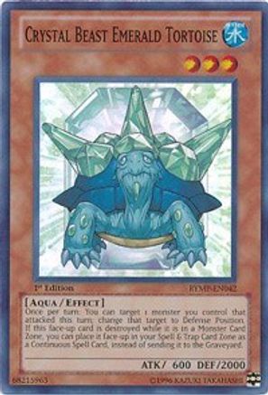 Crystal Beast Emerald Tortoise [RYMP-EN042] Super Rare - Yu-Gi-Oh! - Card Brawlers | Quebec | Canada |