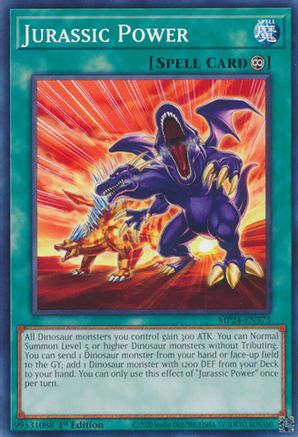 Jurassic Power [MP24-EN373] Common - Yu-Gi-Oh! - Card Brawlers | Quebec | Canada |