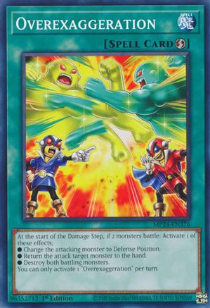 Overexaggeration [MP24-EN376] Common - Yu-Gi-Oh! - Card Brawlers | Quebec | Canada |