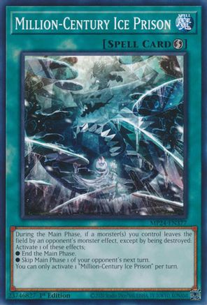 Million-Century Ice Prison [MP24-EN377] Common - Yu-Gi-Oh! - Card Brawlers | Quebec | Canada |