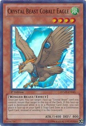 Crystal Beast Cobalt Eagle [RYMP-EN045] Super Rare - Yu-Gi-Oh! - Card Brawlers | Quebec | Canada |
