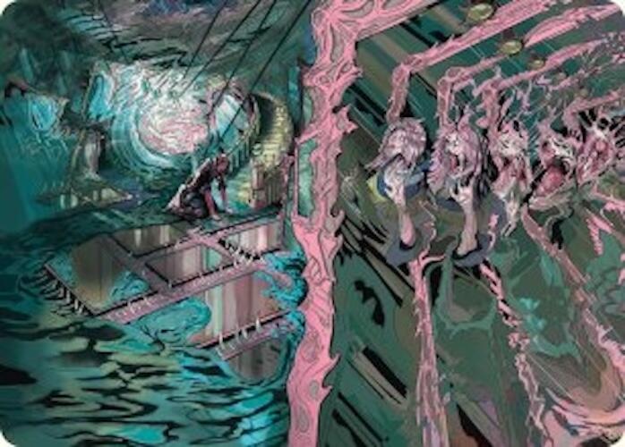 Mirror Room // Fractured Realm Art Card [Duskmourn: House of Horror Art Series] - Magic: The Gathering - Card Brawlers | Quebec | Canada |