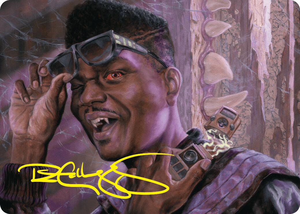 Dashing Bloodsucker Art Card (Gold-Stamped Signature) [Duskmourn: House of Horror Art Series] - Magic: The Gathering - Card Brawlers | Quebec | Canada |