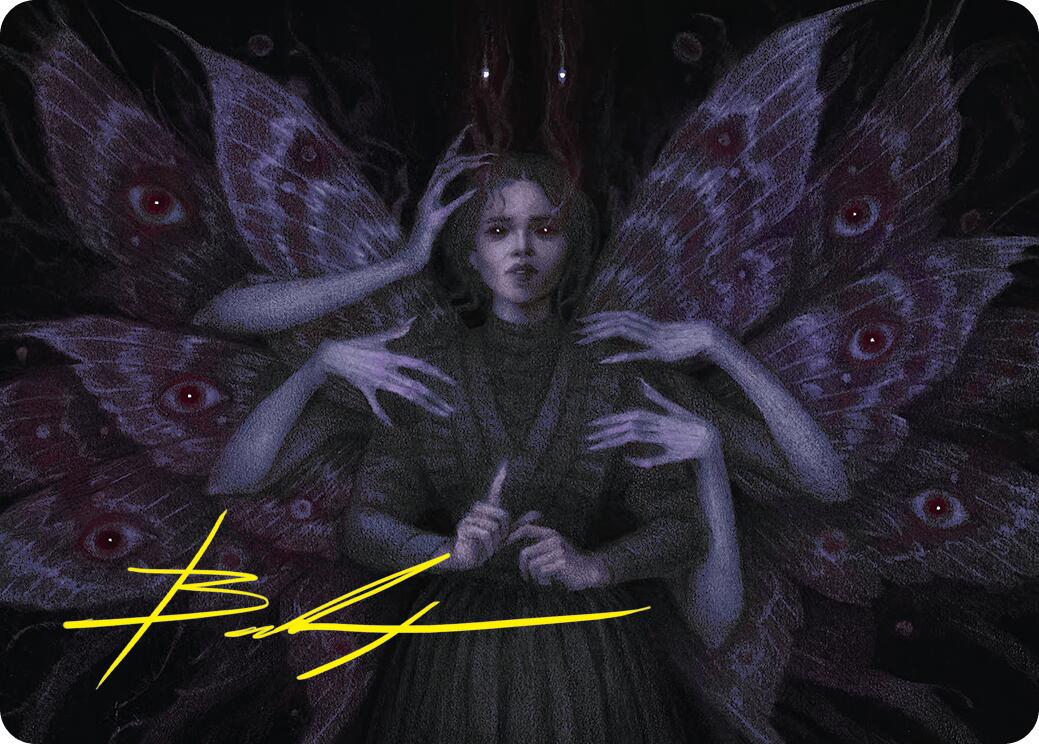 Demonic Counsel Art Card (7/54) (Gold-Stamped Signature) [Duskmourn: House of Horror Art Series] - Magic: The Gathering - Card Brawlers | Quebec | Canada |