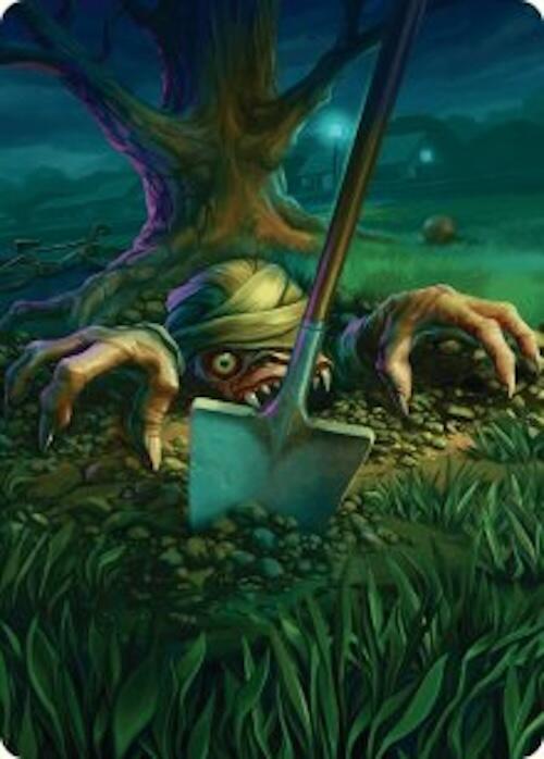 Exhume Art Card [Duskmourn: House of Horror Art Series] - Magic: The Gathering - Card Brawlers | Quebec | Canada |
