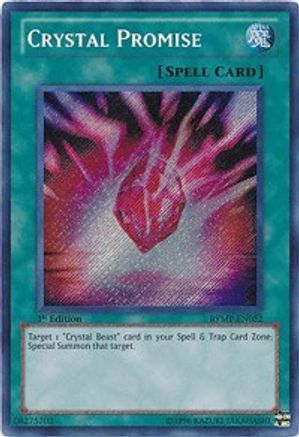 Crystal Promise [RYMP-EN052] Secret Rare - Yu-Gi-Oh! - Card Brawlers | Quebec | Canada |