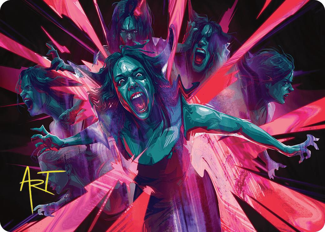 Waltz of Rage Art Card (Gold-Stamped Signature) [Duskmourn: House of Horror Art Series] - Magic: The Gathering - Card Brawlers | Quebec | Canada |