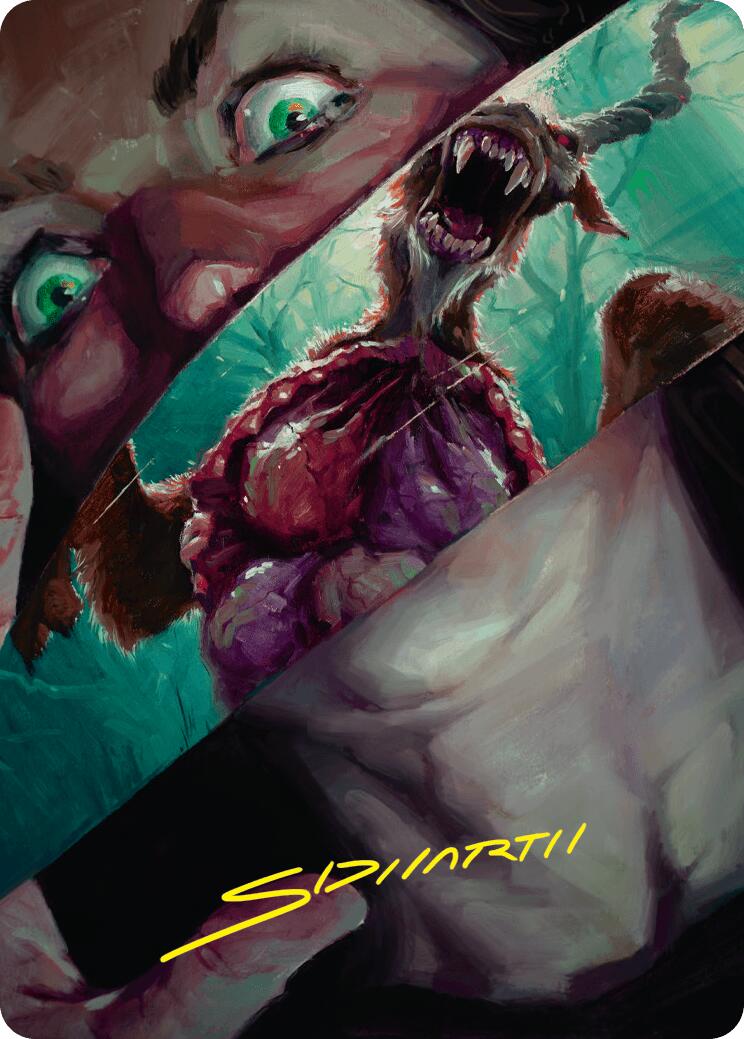 Hauntwoods Shrieker Art Card (Gold-Stamped Signature) [Duskmourn: House of Horror Art Series] - Magic: The Gathering - Card Brawlers | Quebec | Canada |