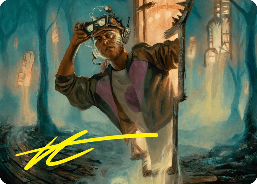 House Cartographer Art Card (Gold-Stamped Signature) [Duskmourn: House of Horror Art Series] - Magic: The Gathering - Card Brawlers | Quebec | Canada |