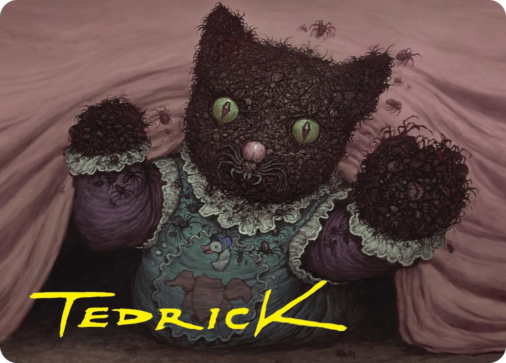Twitching Doll Art Card (Gold-Stamped Signature) [Duskmourn: House of Horror Art Series] - Magic: The Gathering - Card Brawlers | Quebec | Canada |