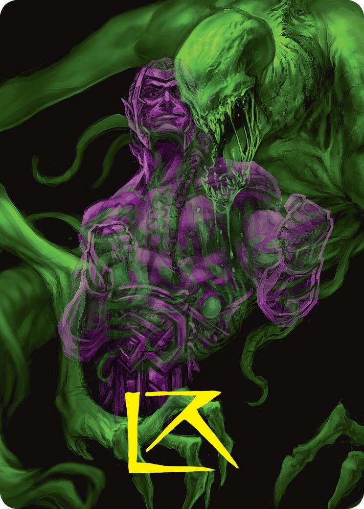 Tyvar, the Pummeler Art Card (Gold-Stamped Signature) [Duskmourn: House of Horror Art Series] - Magic: The Gathering - Card Brawlers | Quebec | Canada |