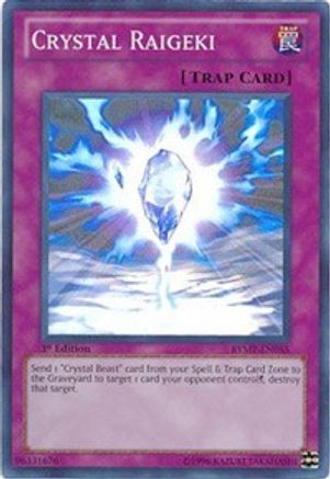 Crystal Raigeki [RYMP-EN055] Super Rare - Yu-Gi-Oh! - Card Brawlers | Quebec | Canada |