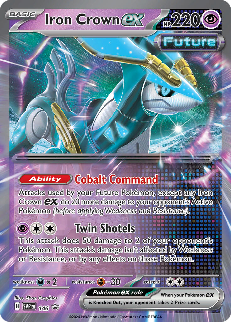 Iron Crown ex (146) [Scarlet & Violet: Black Star Promos] - Pokémon - Card Brawlers | Quebec | Canada |