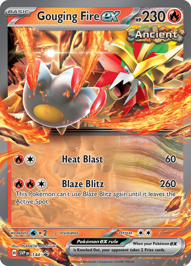 Gouging Fire ex (144) [Scarlet & Violet: Black Star Promos] - Pokémon - Card Brawlers | Quebec | Canada |