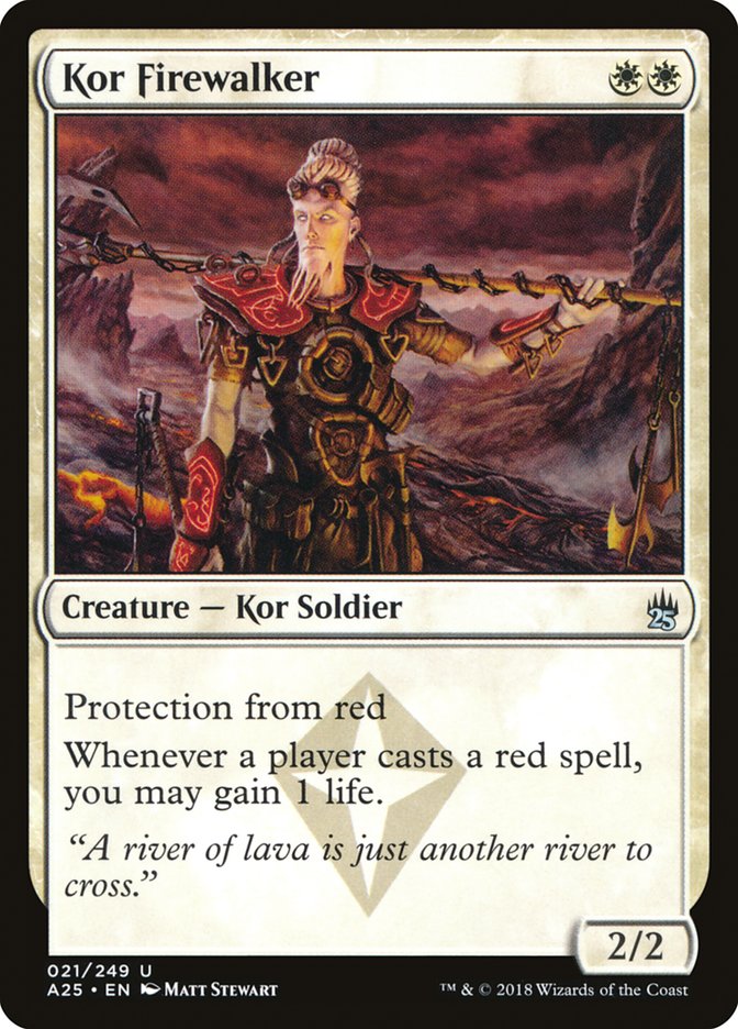 Kor Firewalker [Masters 25] - Magic: The Gathering - Card Brawlers | Quebec | Canada |