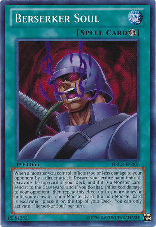 Berserker Soul [DRLG-EN007] Secret Rare - Yu-Gi-Oh! - Card Brawlers | Quebec | Canada |