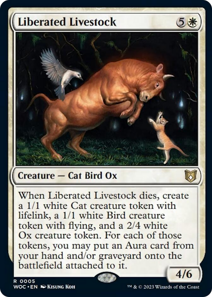 Liberated Livestock [Wilds of Eldraine Commander] - Magic: The Gathering - Card Brawlers | Quebec | Canada |