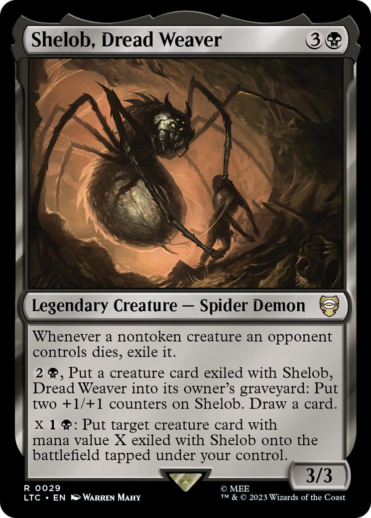 Shelob, Dread Weaver [The Lord of the Rings: Tales of Middle-Earth Commander] - Magic: The Gathering - Card Brawlers | Quebec | Canada |