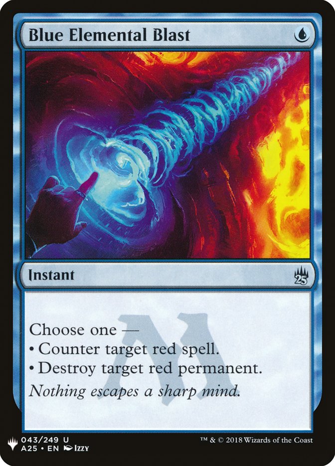 Blue Elemental Blast [Mystery Booster] - Magic: The Gathering - Card Brawlers | Quebec | Canada |