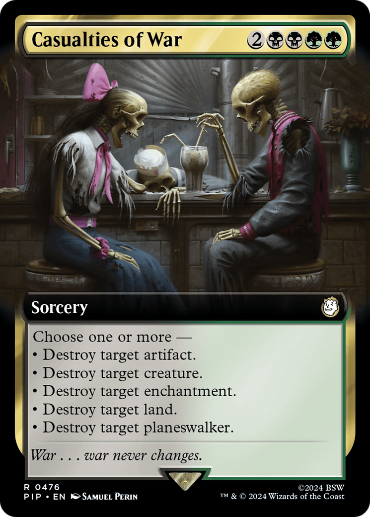 Casualties of War (Extended Art) [Fallout] - Magic: The Gathering - Card Brawlers | Quebec | Canada |