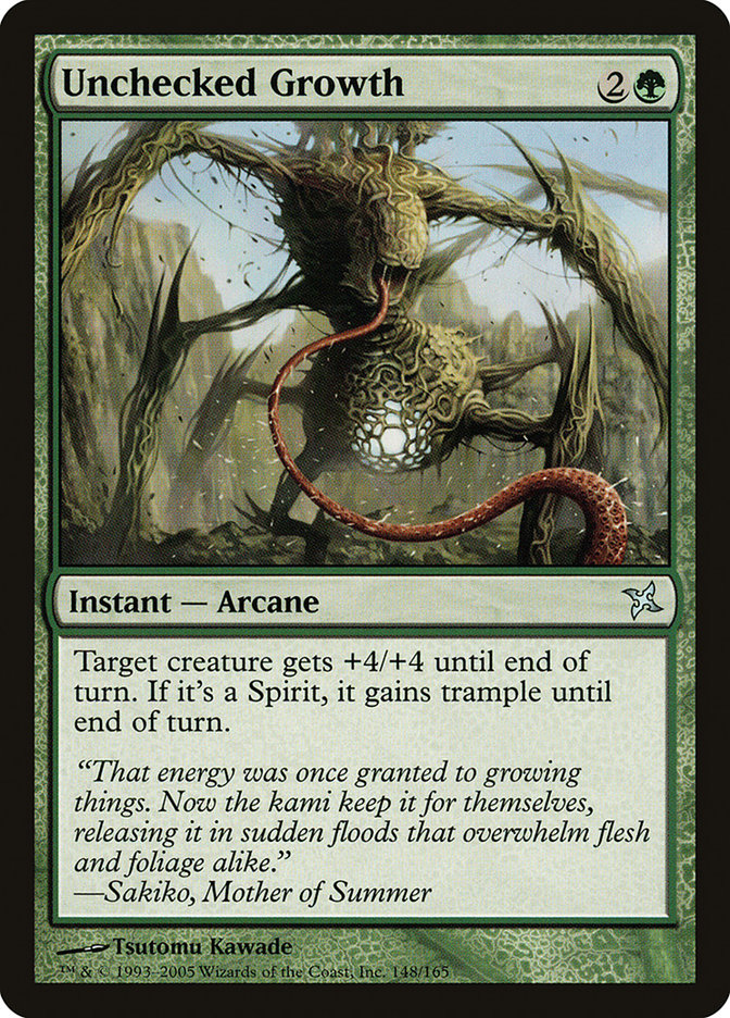 Unchecked Growth [Betrayers of Kamigawa] - Magic: The Gathering - Card Brawlers | Quebec | Canada |