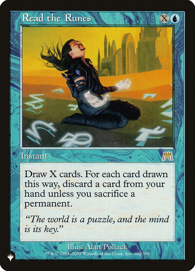 Read the Runes [The List] - Magic: The Gathering - Card Brawlers | Quebec | Canada |