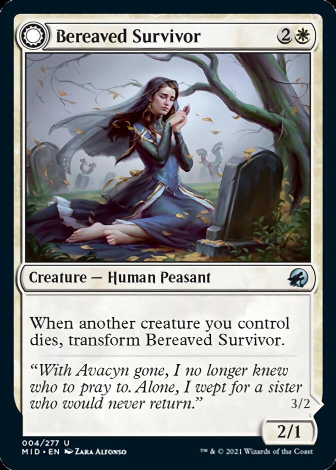 Bereaved Survivor // Dauntless Avenger [Innistrad: Midnight Hunt] - Magic: The Gathering - Card Brawlers | Quebec | Canada |