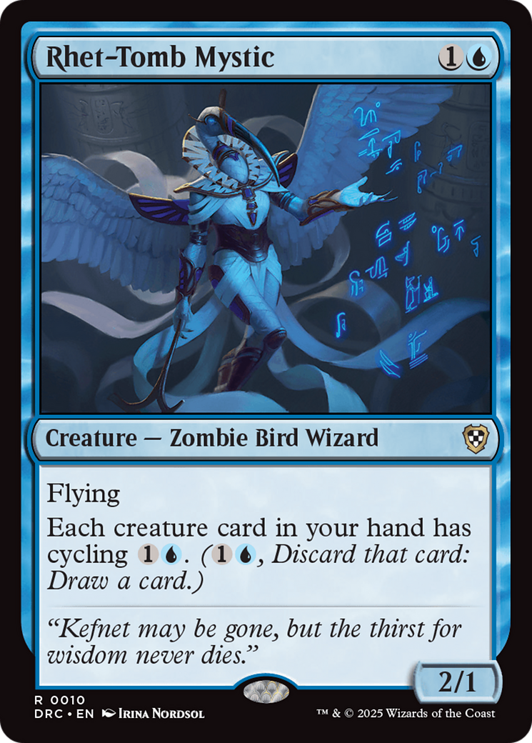 Rhet-Tomb Mystic [Aetherdrift Commander] - Magic: The Gathering - Card Brawlers | Quebec | Canada |