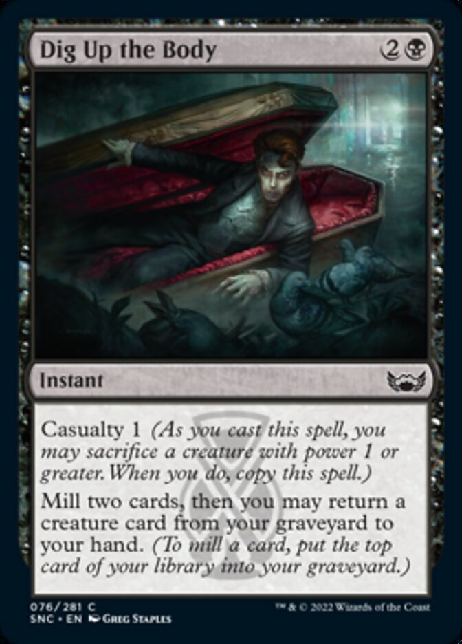Dig Up the Body [Streets of New Capenna] - Magic: The Gathering - Card Brawlers | Quebec | Canada |