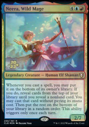 Neera, Wild Mage [Commander Legends: Battle for Baldur's Gate Prerelease Promos] - Magic: The Gathering - Card Brawlers | Quebec | Canada |