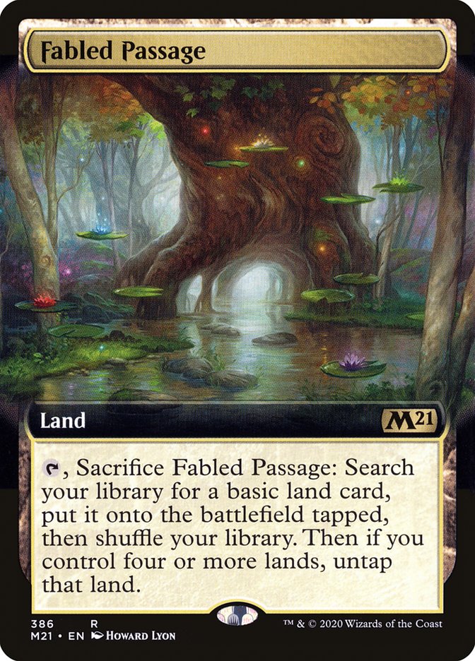 Fabled Passage (Extended Art) [Core Set 2021] - Magic: The Gathering - Card Brawlers | Quebec | Canada |