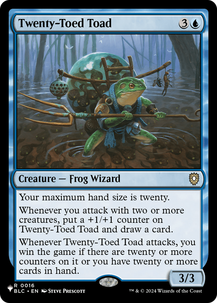 Twenty-Toed Toad [The List] - Magic: The Gathering - Card Brawlers | Quebec | Canada |