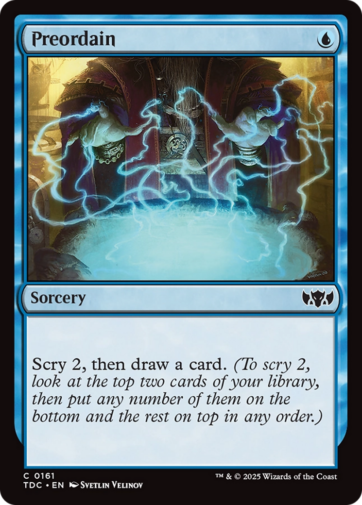 Preordain [Tarkir: Dragonstorm Commander] - Magic: The Gathering - Card Brawlers | Quebec | Canada |