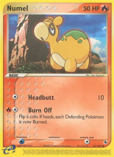 Numel (61/109) [EX: Ruby & Sapphire] - Pokémon - Card Brawlers | Quebec | Canada |