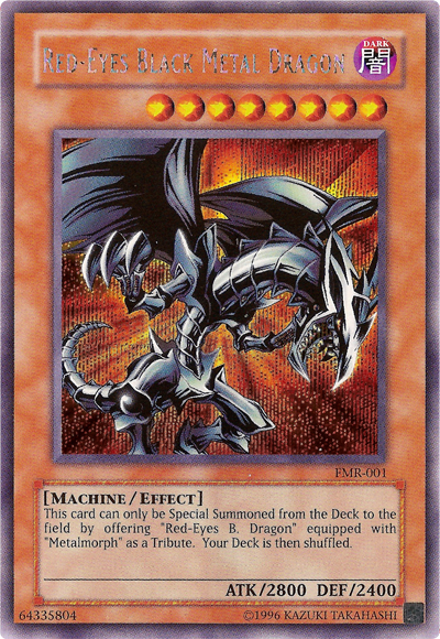 Red-Eyes Black Metal Dragon (Forbidden Memories) [FMR-001] Prismatic Secret Rare - Yu-Gi-Oh! - Card Brawlers | Quebec | Canada |