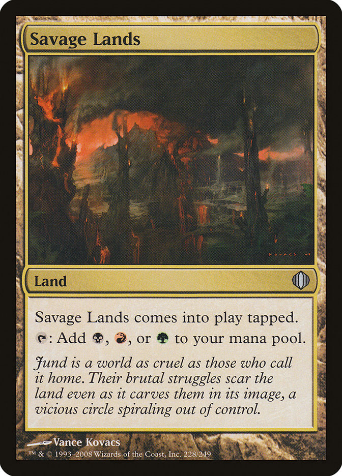 Savage Lands [Shards of Alara] - Magic: The Gathering - Card Brawlers | Quebec | Canada |